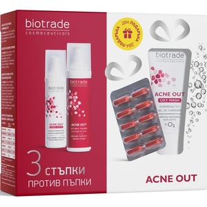 Biotrade Acne Out Подаръчен комплект, 4 части (Лимитирано)