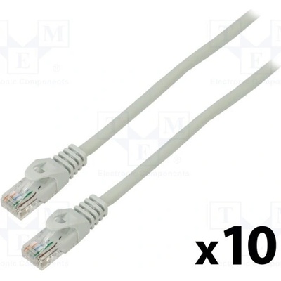 Lanberg PCU6-20CC-0100-S Patch U/UTP Kat: 6 RJ45 vidlice z obou stran lanko CCA