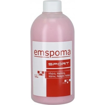 Emspoma hřejivá růžová "O" masážní emulze 1000 ml