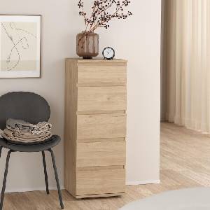  Скрин Nova с 5 чекмеджета Jackson Hickory - emdesign - 182,87 лв