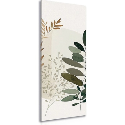 Obraz část boho rostlinek - 45x135