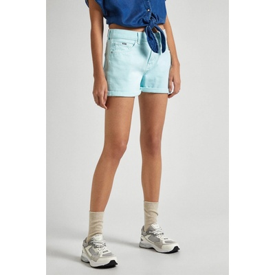 Pepe Jeans dámské kraťasy Straight short HW béžová