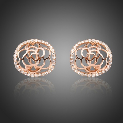 Francesca Petrucci Swarovski Elements Giannina E0283 zlatá