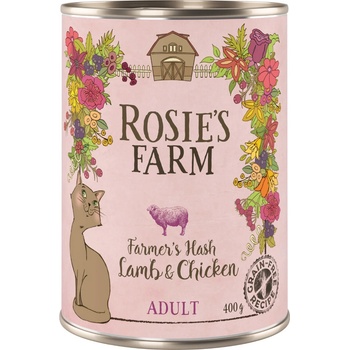 Rosie's Farm Adult jehněčí a kuřecí 12 x 400 g