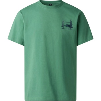 The North Face Мъжка тениска The North Face Camping Relaxed Short Sleeve Graphic Tee T-shirt - Dimmed Algae (216-7965-0214)