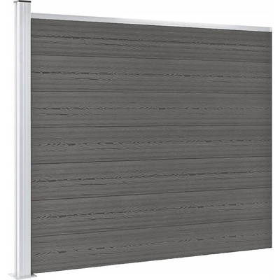 Nabytek XL Plotový dílec WPC 175 x 146 cm šedý