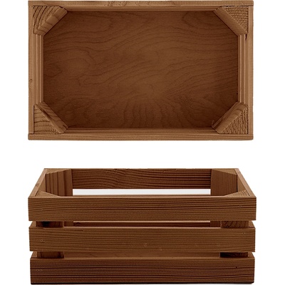 Bisetti BISETTI-Дървена поставка за гастронорм GN1/4 26x15, 7xh10, 5cm ВЕНГЕ (27114T) (0143101)