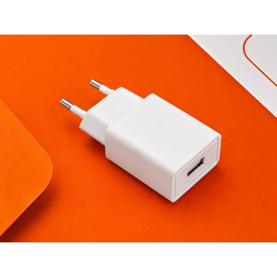 KOMA Napájací adaptér ultra slim / nabíjačka USB-A, 5W pre Apple iPhone (1A), biela