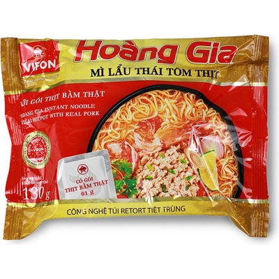 Vifon Instantná polievka Thajská hotpot s s mletým bravčovým mäsom 130 g
