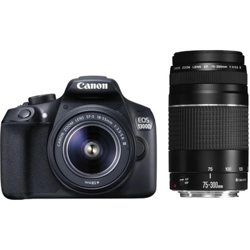 Canon EOS 1300D +18-55mm IS II +75-300mm III