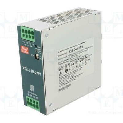 MEAN WELL XTR-240-24PI Napájecí zdroj: spínaný; na lištu DIN; 240W; 24VDC; 0÷10A; OUT: 1