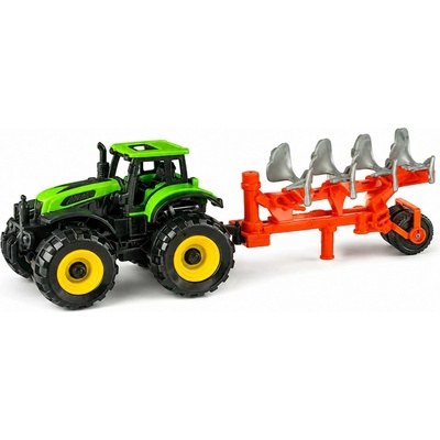 Vizopol Traktor s přívěsem na baterie, světlo -zvuk