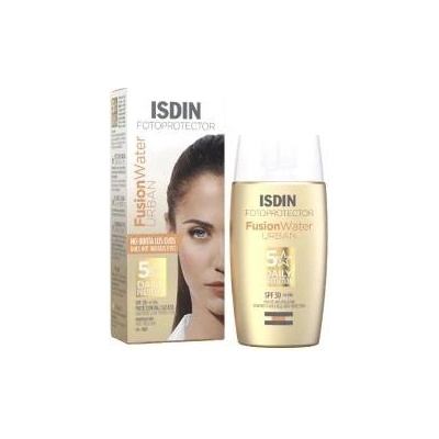 ISDIN Слънцезащитен крем за лице Isdin Fusion Water Urban Spf 30 50 ml