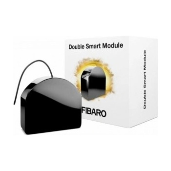 Fibaro FGS-224 dvojitý spínací reléový modul / 9.5 A / Z-WavePlus (FGS-224-ZW5)