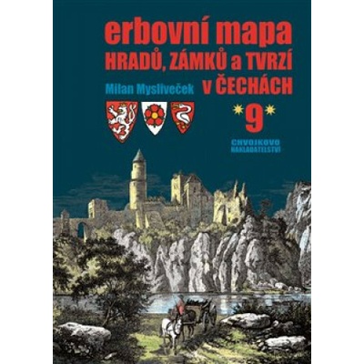 Erbovn í mapa hradů zámků a tvrzí v Čechách 9
