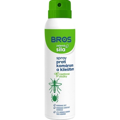 Bros repelent spray proti komárům a klíšťatům rostlinné složky 90 ml