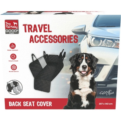 Dog Fantasy potah na zadní sedadlo uzavíratelné boky 207 x 143 cm – Zboží Mobilmania