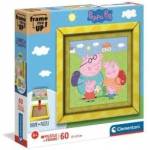 Clementoni Peppa Pig Frame me Up puzzle 60pcs