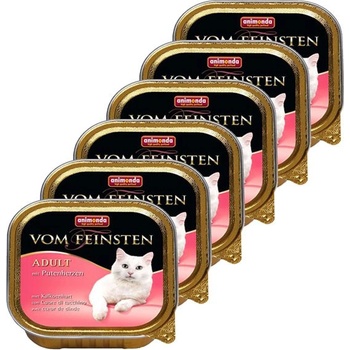 Animonda Vom Feinsten Adult Cats - с пуйски сърца 6 x 100г
