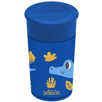 Image 1 of Dr. Brown's Преходна чаша Dr. Brown's - Milestones, 300 ml, Синя (72239323823)