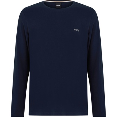 Boss Тениска Boss Men's MixMatch Long-Sleeve T-Shirt Embroidered Logo - Navy 403