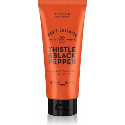 Scottish Fine Soaps Thistle & Black Pepper sprchový gél pre mužov 200 ml
