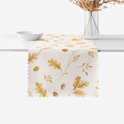 Goldea behúň teflónový dubové lístky 50x140 cm