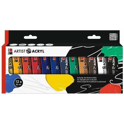 Marabu Artist Acryl set - 12x22 ml