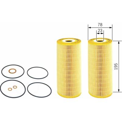 Olejový filter BOSCH 1 457 429 732