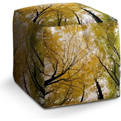 Sablio Taburet Cube Koruny stromů: 40x40x40 cm