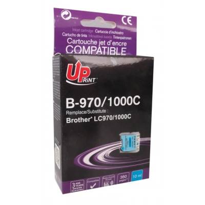 Compatible Мастилница UPRINT LC970. LC1000 BROTHER, Cyan (LF-INK-BROT-LC1000CY-UP)