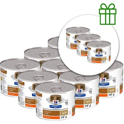 Hill's Hill s Prescription Diet a/d Грижа при възстановяване за котки и кучета 200 г, 9+3 безплатно