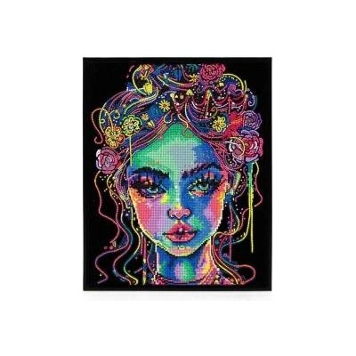 Diamond Dotz - Adults Flocked Neon Girl