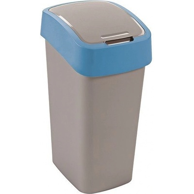 CURVER FLIPBIN 10 l odpadkový kôš strieborná/modrá 02170-734