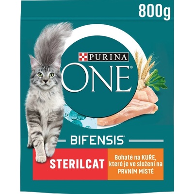 Purina ONE Sterilcat s Bohaté na kura a pšenicu 0,8 kg