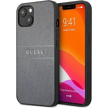 GUESS GUHCP13SPSASBGR iPhone 13 mini 5, 4" grey Saffiano Strap (GUHCP13SPSASBGR)