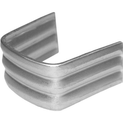 KP Spona pre kovaný plot, bránu, zábradlie a mreže - typ R, rozmer 24x12 mm, hr. 1 mm E/055T-24x12R
