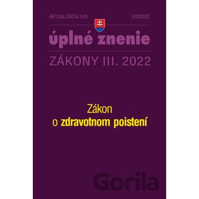 Aktualizácia III/6 / 2022 - Zdravotné poistenie