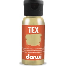 Darwi Tex barva na textil Metalická zlatá 50 ml