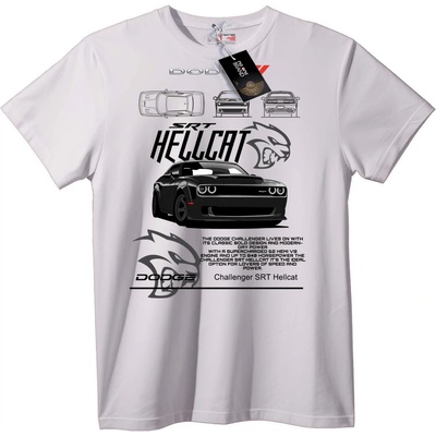 NOONEBRAND Тениска Dodge Hellcat - S, Black