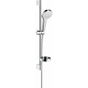 Hansgrohe Croma Select S - Душ комплект Vario 0, 65 м с сапунерка Casetta, бял/хром 26566400 (26566400)