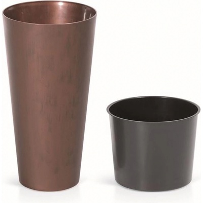 Prosperplast Tubus Slim Corten Kvetináč 15 cm patinující oceľ DTUS150C