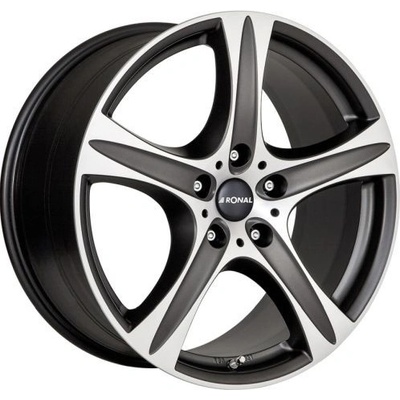 RONAL R55 9,5x20 5x127 ET35 matt black polished
