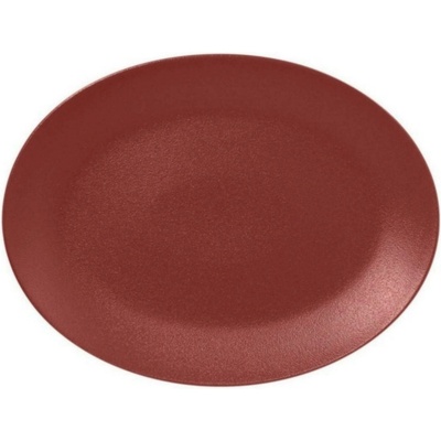 RAK Porcelain Neofusion plato oválné tmavě červený 36 × 27 cm