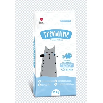 Lider Pet Food Sterilised Adult Cat Food Chicken - Пълноценна храна за стерилизирани котки с пилешко 15 кг