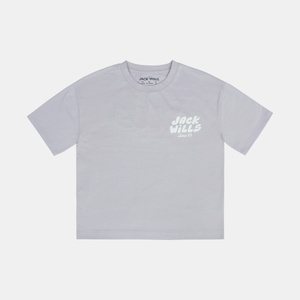 Jack Wills Тениска Jack Wills Kids Cotton Short Sleeve Crew Neck T-Shirt - Lilac