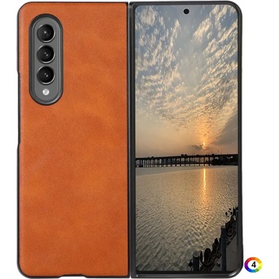 Samsung Galaxy Z Fold4 Удароустойчив Кожен Калъф и Протектор