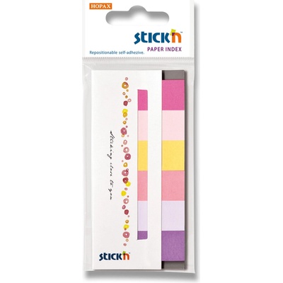 Hopax Stick'n Paper Index - samolepicí papírové záložky - 6 × 30 lístků, Spring – Zbozi.Blesk.cz