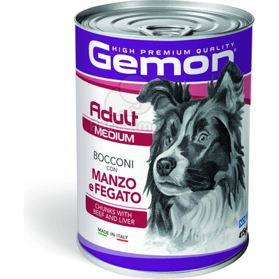 Gemon Adult Medium Beef & Liver 415 g