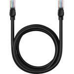 Baseus Мрежов кръгъл кабел Baseus RJ45, Cat. 5, 2 м B00133206111-03 - черен (B00133206111-03_VZ)